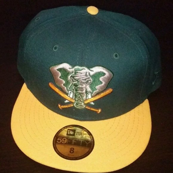 OAKLAND A'S ATHLETICS New Era 5950 59Fifty Cooperstown Collection Fitted Size 8 - Picture 1 of 1